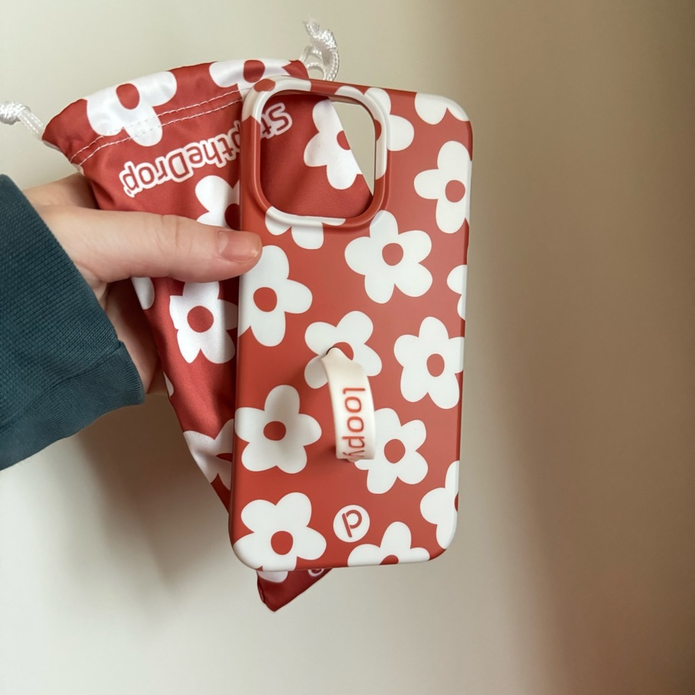 Loopy iPhone 15 Pro Max Case Auburn Daisy